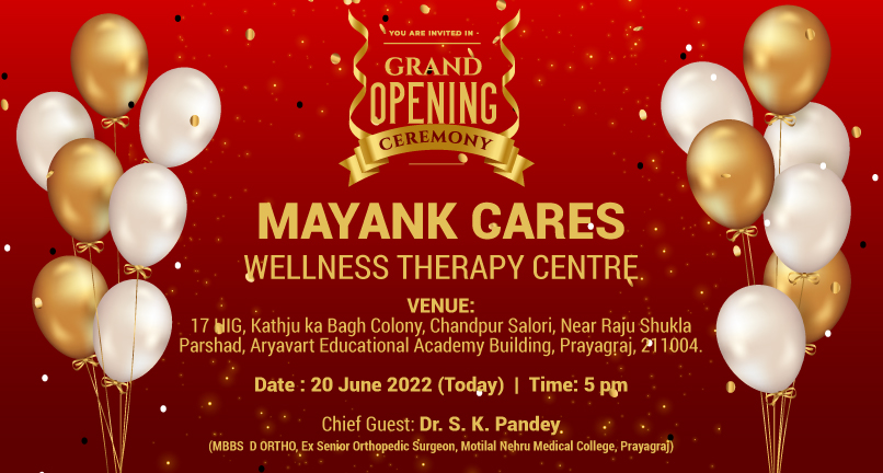 MayankCares Inauguration Banner